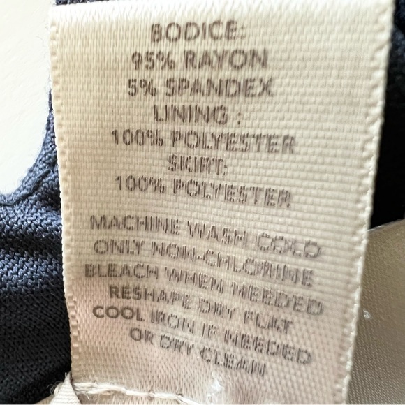 Loft Outlet Blue and White Striped Dress, Extra Extra Small Petite - Picture 9 of 9